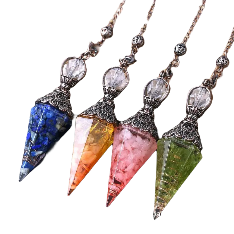 Chakra Healing Pendulum Crystals - Omlinea  