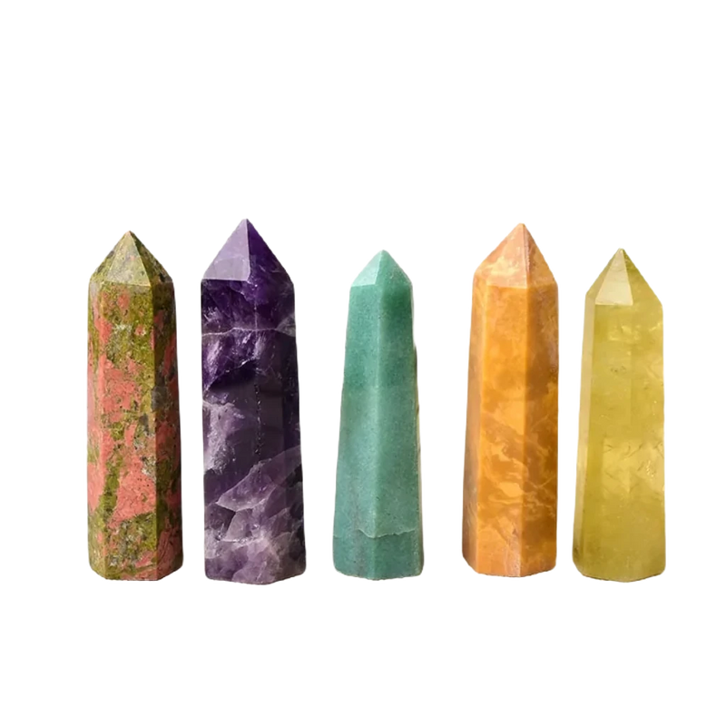 30 Color Natural Crystal Stones - Omlinea  