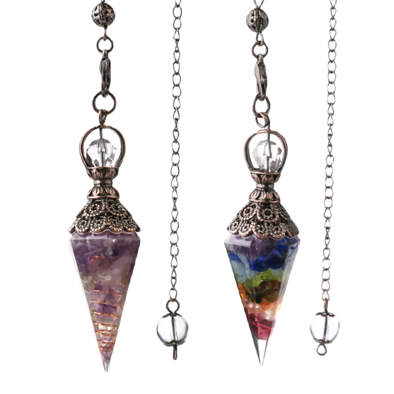 Chakra Healing Pendulum Crystals - Omlinea  