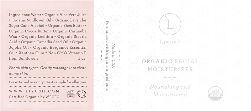 ORGANIC FACIAL MOISTURIZER Nourishing and Moisturizing - Omlinea  