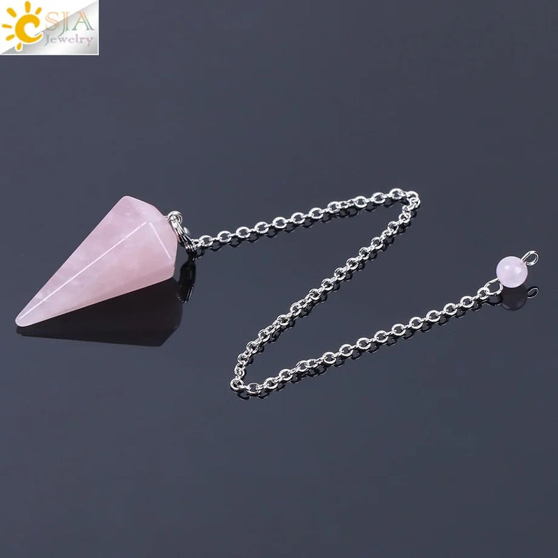 Healing Pendulum Divination Quartz - Omlinea  