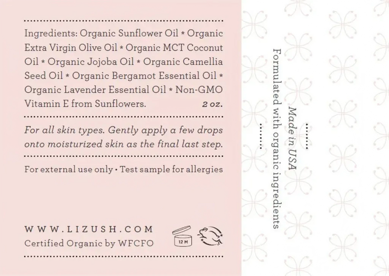 ORGANIC FACIAL OIL Seals and Protects - Omlinea  