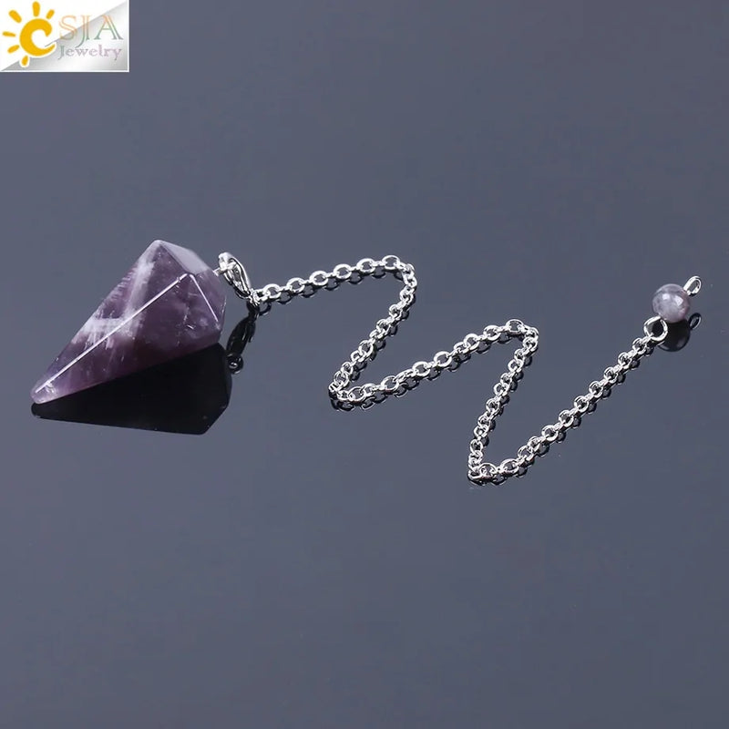 Healing Pendulum Divination Quartz - Omlinea  