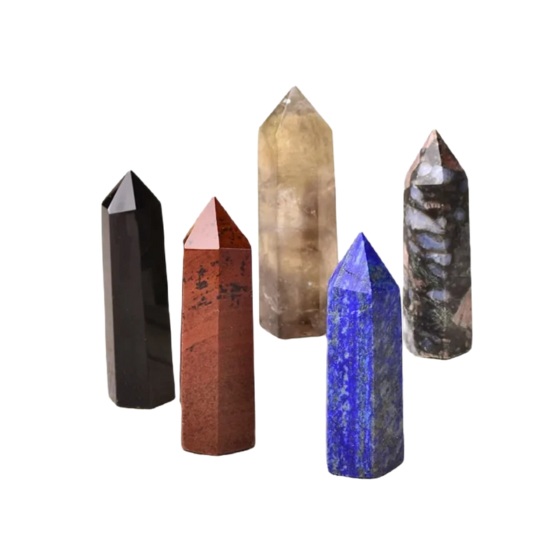 30 Color Natural Crystal Stones - Omlinea  