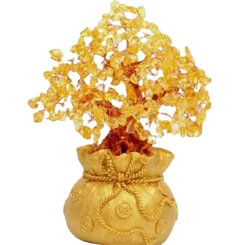 Stones and Crystals Citrine Quartz Money Tree - Omlinea  