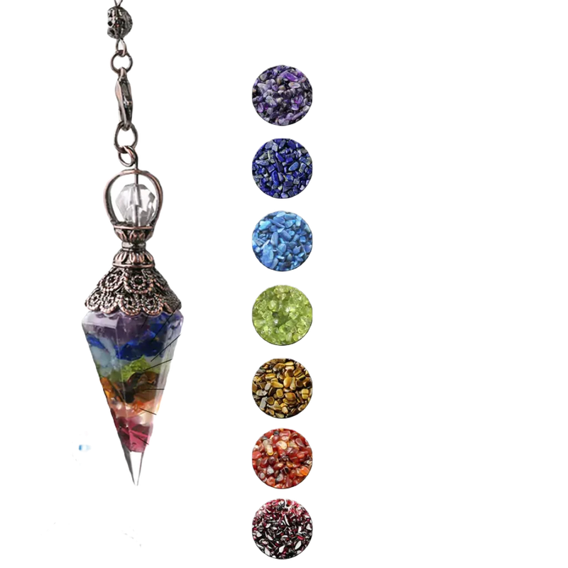 Chakra Healing Pendulum Crystals - Omlinea  